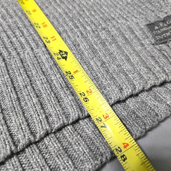 American Eagle Outfitters Sz XL Mens Gray Heavyweight Mock Neck Sweater - Picture 8 of 8